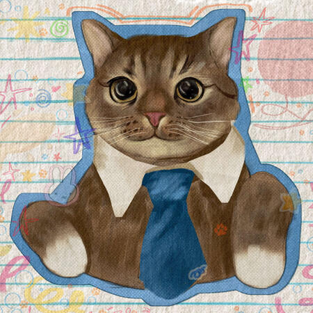 Corporate Catto - Sticker