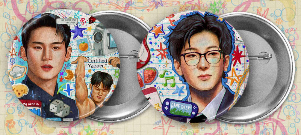 Mingyu and Wonwoo. (sold separately)